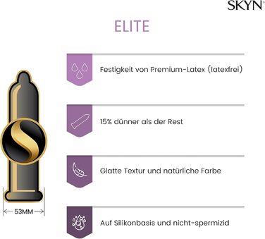 Презервативи Manix SKYN Elite, прозорі, універсальний розмір, 10 шт