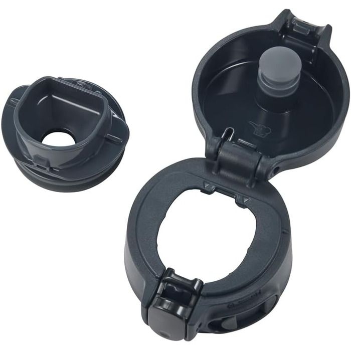 Пляшка для води, тумблер з нержавіючої сталі в один дотик, безшовна, 958,2 мл (950 мл), чорна 950 мл чорна, 95-BA