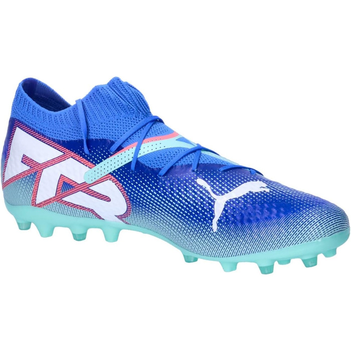 Футбольні бутси PUMA Unisex Future 7 Pro Mg 40 EU Bluemazing Puma White Electric Peppermint