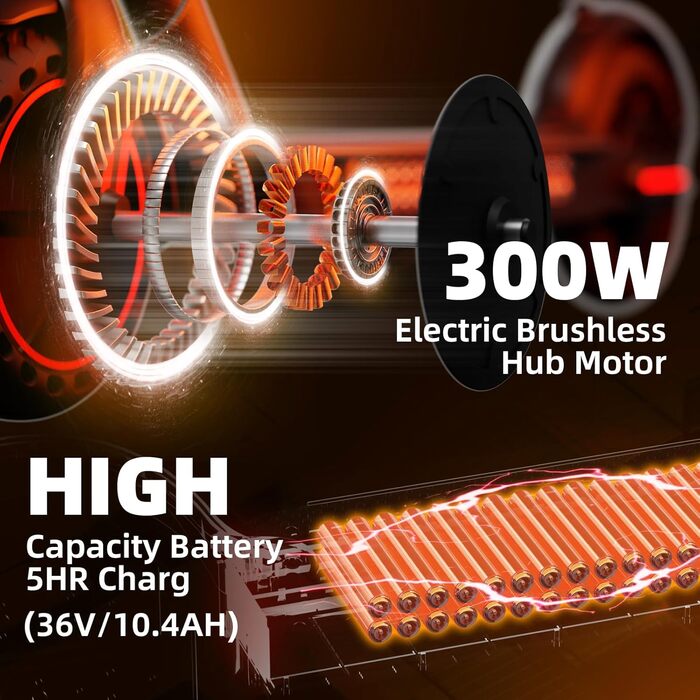 Електричний самокат з допуском до дорожнього руху, 3 режими швидкості, акумулятор класу А 10,4 Аг, запас ходу 35 км та вантажопідйомність 120 кг, складаний електросамокат 8,5 дюймів