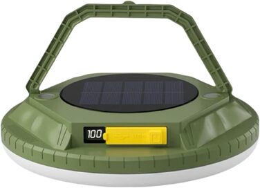 Ліхтар для кемпінгу, 1600 люмен, сонячний ліхтар для намету, водонепроникний ліхтар для кемпінгу, для саду, двору, патіо, балкону, походів, туризму, відпочинку на природі