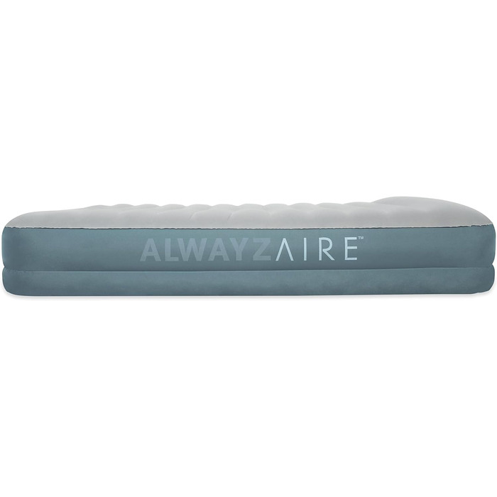 Надувне ліжко Bestway AlwayzAire Fortech Queen Size, 203 x 152 x 36 см, з акумуляторним подвійним насосом