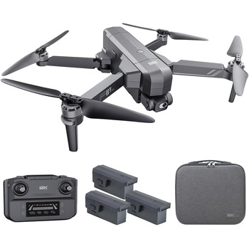 Дрон Teeggi SJRC F11S 4K PRO з камерою 4K HD для дорослих, відстань керування 6 км, 2-осьовий підвіс, 30 хвилин польоту, дрон без