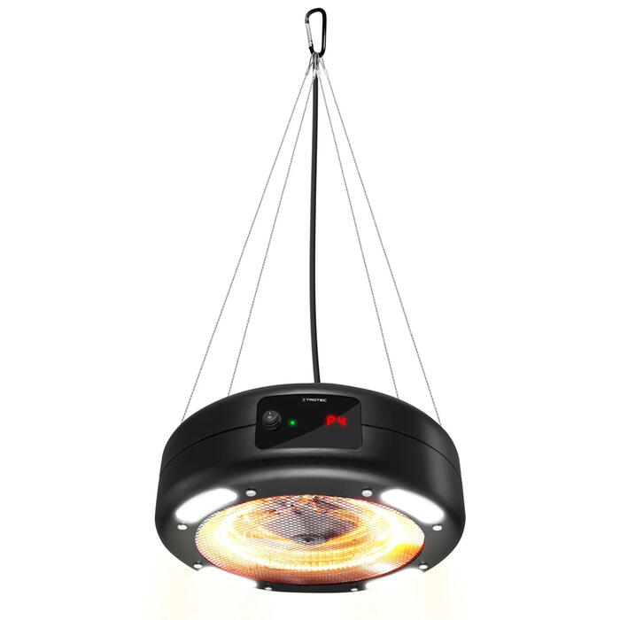 Обігрівач інфрачервоний Trotec IR 1550 SC 1500W + LED Black (1410003812)