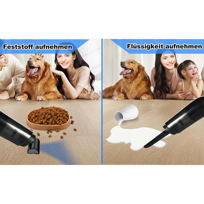 Акумуляторний ручний пилосос акумуляторний, безмішковий 15000Pa ручний пилосос акумуляторний безмішковий Переможець тесту вологого