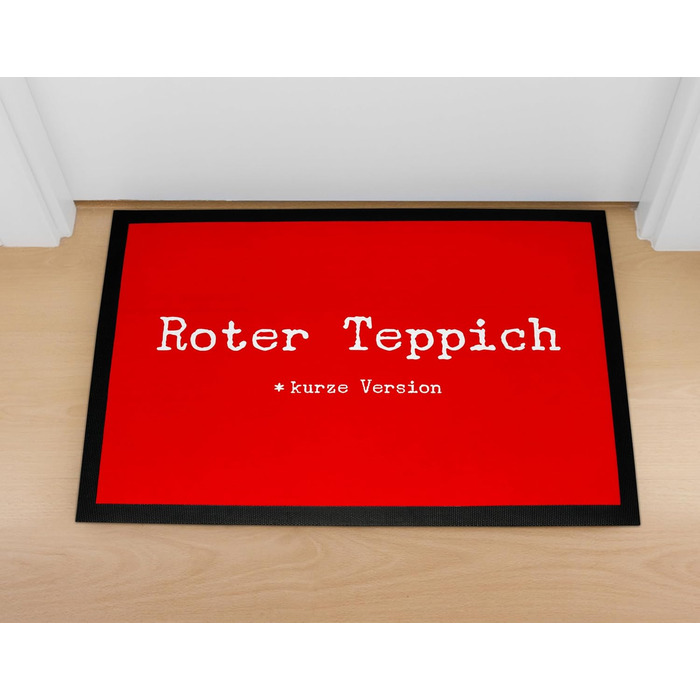 Килимок для дверей MoonWorks Red Carpet Short Version Hollywood Non-slide & Wool Wash White 60x40 см