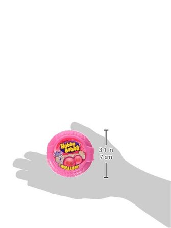 Жувальна гумка Hubba Bubba Пухирчаста стрічка Фантазійні фрукти Мега довгий рол 12 упаковок (12 x 56 г) Fancy Fruit 56 г (12 упаковок)