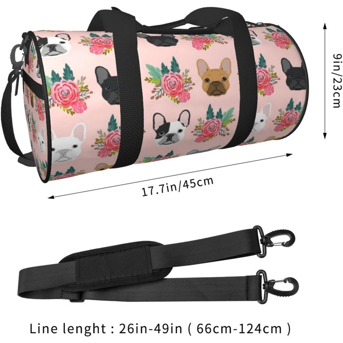 Дорожня сумка Милий песик, спортивна сумка для чоловіків та жінок, сумка-мішок для пляжу та спорту