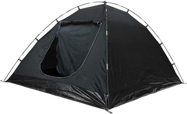 Намет Bosa 3-місний купольний намет із сонцезахисним навісом Вентиляція входу Водонепроникний із 3000 мм Синій сірий