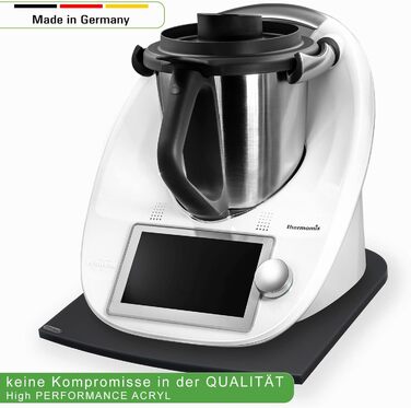 Ковзаюча дошка Coolina Premium для Thermomix - підходить для TM5, TM6 & TM31 - Високоякісна ковзаюча - виготовлена з акрилу - антрациту