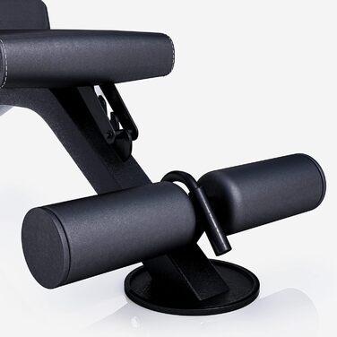 Силова лава GORILLA SPORTS - 8-позиційна спинка та 3-позиційне регульоване сидіння, 156x5114 см, вантажопідйомність до 400 кг, багатофункціональна, з опорою для ніг - похила лава, лава з нахилом, плоска лава, тренувальна лава