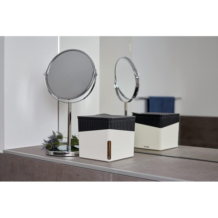 Кімнатний осушувач повітря Cube 1000 г Білий осушувач зменшує цвіль і запахи Піддон для крапель Багаторазовий знищувач вологи без