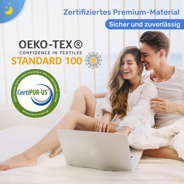 Подушка для шиї Derila, оригінальна подушка з піни з ефектом пам&39яті. Подушка для підтримки шиї, подушка для сну на боці, спині та животі (King, 1 упаковка) Розмір подушки Kingsize 60 x 35 x 11 см