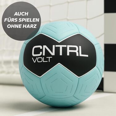 Гандбольний м&39яч CHAIZ CNTRL Volt, синій Без смоли та сумісний зі смолою Максимальний контроль та зчеплення м&39яча Найкращий тренувальний та матчевий м&39яч для чоловіків/жінок, синій 2