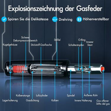 Ігрове крісло ALFORDSON, офісне крісло, з 2-точковим масажем, підставкою для ніг, підголівником та поперековою подушкою, регульована спинка 150, штучна шкіра, рожевий