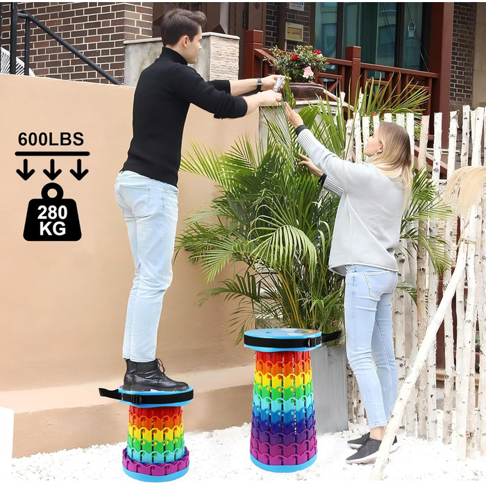 Портативний складаний стілець ALEVMOOM, телескопічний кемпінговий стілець, складний стілець, міні-легкий кемпінговий стілець для кемпінгу на свіжому повітрі, риболовлі, барбекю, критої кухні, вантажопідйомність 600 фунтів (хмара)