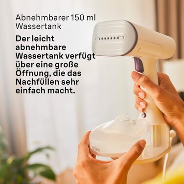 Паровий випрямляч Braun QuickStyle 5 GS5011PU, технологія Dual FreeGlide 3D, технологія FastSteam, відпарювач, пара 22 г / хв, рез