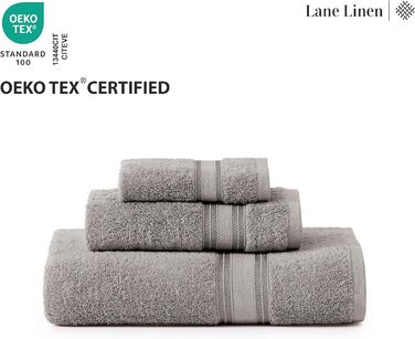 Набір рушників для ванної кімнати LANE LINEN, 100 бавовна, м'який банний набір, 6 банних рушників, 6 рушників для рук, 6 фланелей,