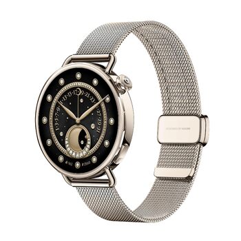 Розумний годинник XIAOMI Watch S4 41 мм корпус з нержавіючої сталі, надлегкий, понад 150 спортивних режимів, точне прогнозування менструального циклу, функція екстреного виклику, міланський шлейф (золотистий колір сонця)