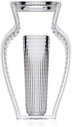 Ваза Kartell I Shine, пластик, кришталь, 12,29 х 33 см