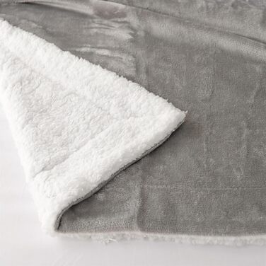 Флісова ковдра Good Nite 150x200 см сіра флісова ковдра, плед, шерпа, ковдра для дивана, тепла зимова м&39яка (сіра, 150x200 см) сіра 150x200 см