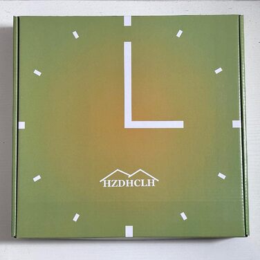 Безшумний настінний годинник Повзуча секунда з арабськими цифрами без цокання для прикраси вітальні, кухні, офісу, спальні (зелени