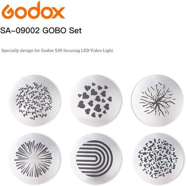 Набір GODOX S30 MusterEinsatz SA09-002 GOBO для світлодіодного фокусного світла Godox S30 (SA09-02)