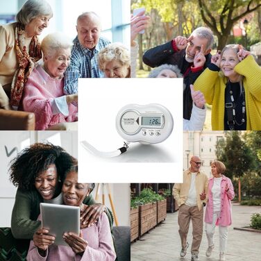 Крокомір Marshall німецькою мовою I 1361 I З тривожною сигналізацією для стримування в надзвичайних ситуаціях I Голосове повідомлення про споживання калорій, кількість кроків, відстань, час