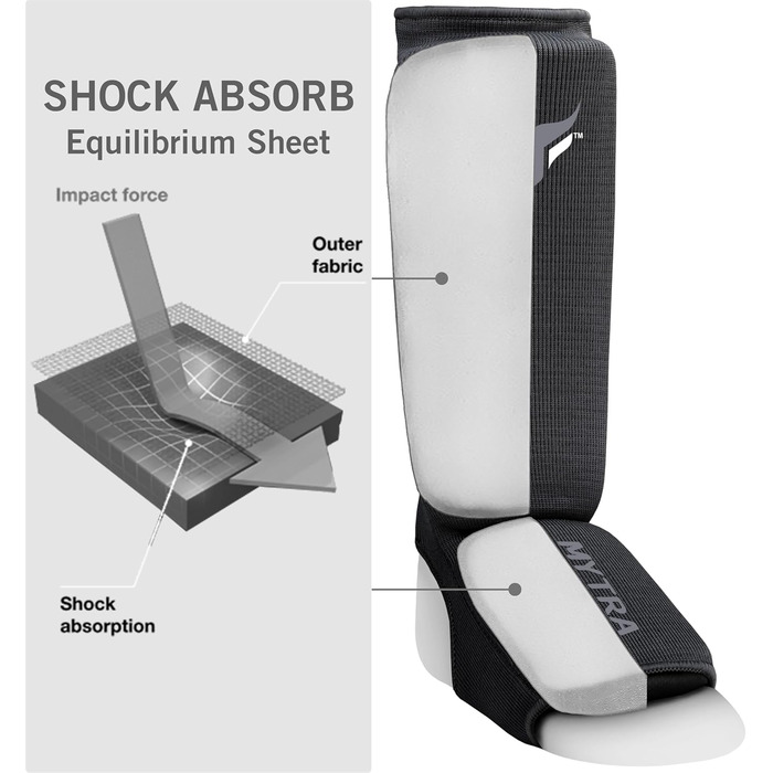 Дитячі щитки для гомілок для кікбоксингу, легкі щитки для гомілок, розтяжні м&39які тренувальні щитки для муай-тай та ММА, дитячі розмір XXS, чорні