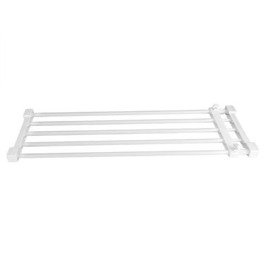 Телескопічна полиця-роздільник для гардеробу, легко встановлюється, полиця без цвяхів для організації шаф