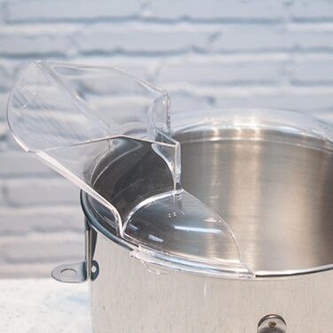 Захист від бризок із заливним жолобом для блендера KitchenAid на 4.5 або 5 кварт, захисний глечик 5KN1PS для змішувача Кришка чаші для розливу Нахилена головка 4.5-5QT для KitchenAid