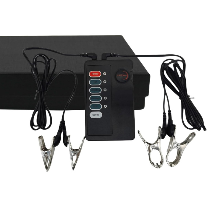 Електрошок кліпси JCBDTXTY, стимуляція сосків та клітора, BDSM-набір