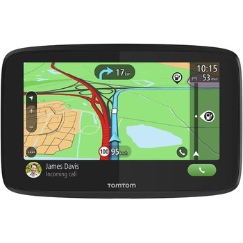 Навігаційний пристрій TomTom GO Essential (6 дюймів, уникнення заторів завдяки TomTom Traffic, оновлення карт Європи, дзвінки в режимі hands-free, оновлення через Wi-Fi) 6 дюймів Новий