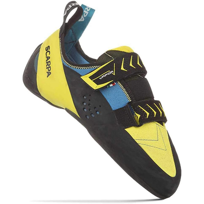 Чоловіче скелелазіння Scarpa Vapor V, взуття для боулдерингу, 44 EU, колір океанічного жовтого кольору