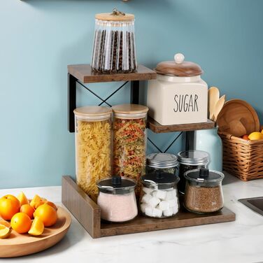 Трирівнева полиця для столу BELLE VOUS - Дерев&39яна полиця для столу - Маленька книжкова полиця - Органайзер для столу - Створити замовлення