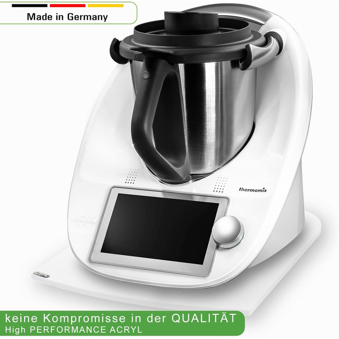 Ковзаюча дошка Coolina Premium для Thermomix - підходить для TM5, TM6 & TM31 - Високоякісний планер - виготовлений з акрилу - білий