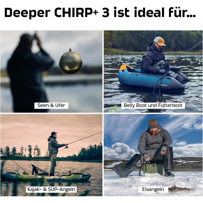 Бездротовий GPS-сонар Deeper Chirp+ 3 для риболовлі