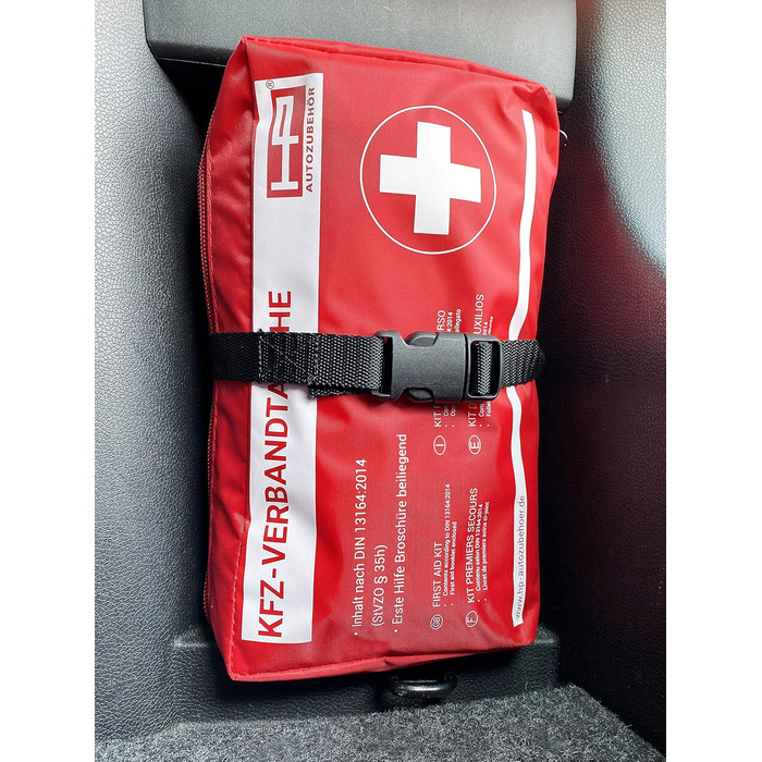 Аптечка червоного кольору - Мінімальний термін зберігання мін. 4 роки Без масок, 10039 KFZ -