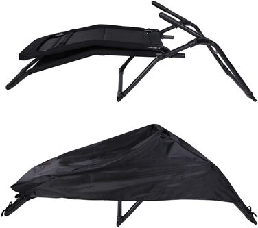 Ваш садовий шезлонг GEAR Lettino 3D, шезлонг для сауни з подушкою, шезлонг із швидковисихаючим 3D-сітчастим чохлом і чохлом для за