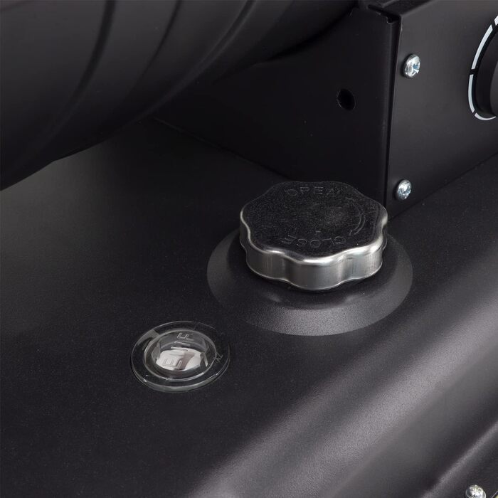 Дизельний обігрівач Tronitechnik, дизельний генератор гарячого повітря потужністю 20 кВт, будівельний обігрівач з баком на 36 л, захистом від перегріву, колесами та термостатом, 20 кВт без зовнішнього термостата