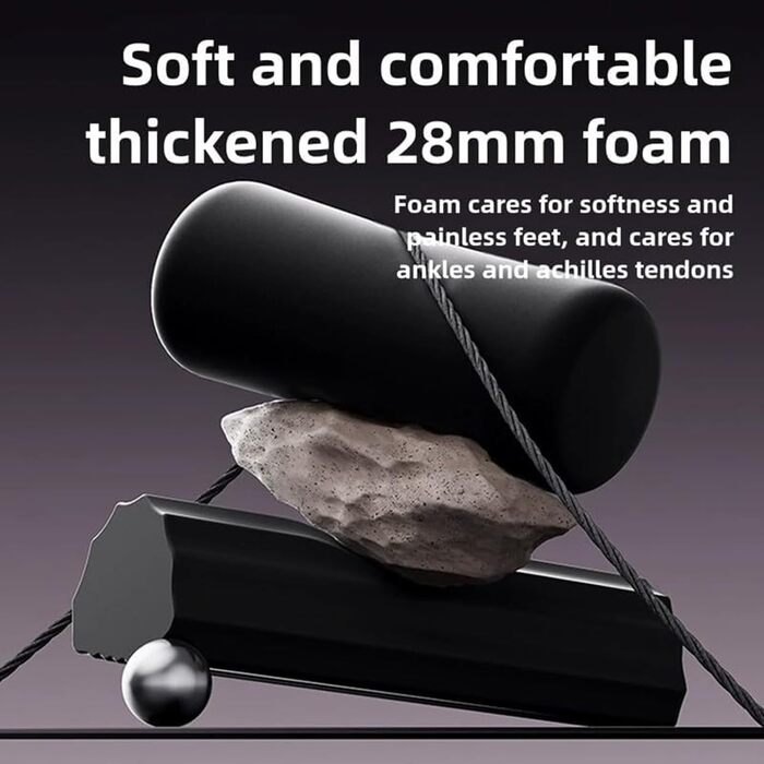 Засіб для тренування м&39язів живота, Багатофункціональний тренажер для м&39язів живота з подвійними присосками та стрічкою опору для тренування м&39язів тулуба та живота, чорний, 26,5*19,5*23,5 см