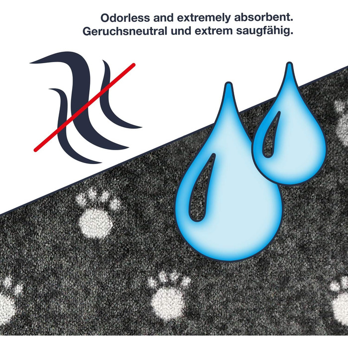 Килимок для котів 50 x 70 см помаранчевий - Килимок для дверей з котами - Нековзний та миється - Килимок для бруду для використання в приміщенні та на вулиці з цікавим дизайном 50 x 70 см (прямокутний) помаранчевий