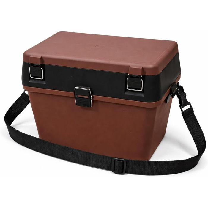 Скринька для рибальських снастей з функцією сидіння, боковим відділенням та ремінцем для перенесення, скринька для рибальських снастей з відділеннями-органайзерами, скринька для рибальських снастей, скринька з сидінням, скринька для снастей, рибальська су