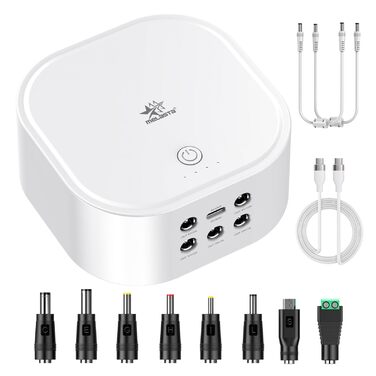 З підтримкою швидкої зарядки PD30W, DC-виходами (5V, 9V, 12V, 15V, 24V) та портами Type-C для входу/виходу, 10.8V 5200mAh (56.16Wh)