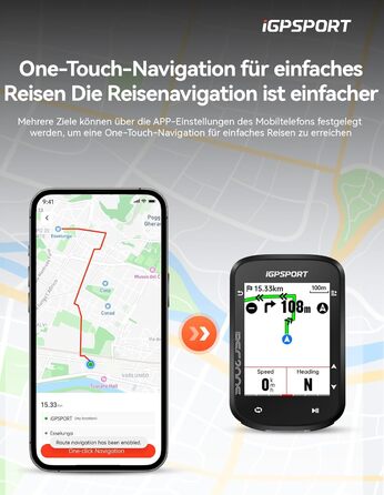 Велокомп'ютер iGPSPORT BSC200S, 2.4 дюйма, IPX7, Пластик/Електроніка, Чорний