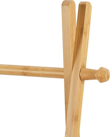 Дитяча вішалка для одягу Sola, вішалка для курток, 126 x 73 x 42 см, бамбукова вішалка для одягу для дитячих кімнат та спалень