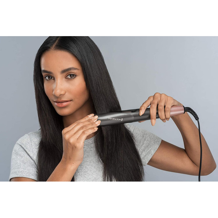 Мультистайлер 2в1 Remington Confidence для завивки та випрямлення волосся, 150-230 C, сірий, 28.7 x 3.8 см