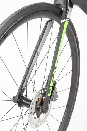 Унісекс-велосипед Head I-Speed Race для дорослих, матовий чорний/зелений 52