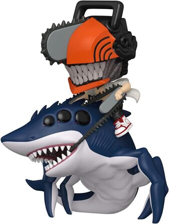 Колекційна фігурка Funko POP Rides Deluxe Chainsaw Man Резе та Бім, багатоколірна, стандартний розмір