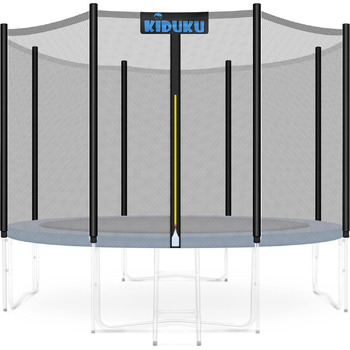 Змінна сітка для батутів Захисна сітка Змінна сітка для батутів Ø 244 305 366 427 см (366 см (12 полюсів), чорна)